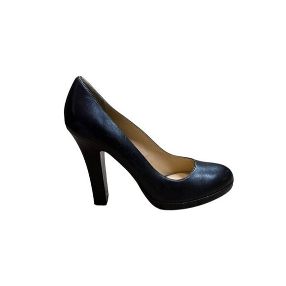 Cole Haan Black Pumps High Heel Shoes Black Leather Size 10.5B  MSRP $240 Formal - Picture 1 of 9
